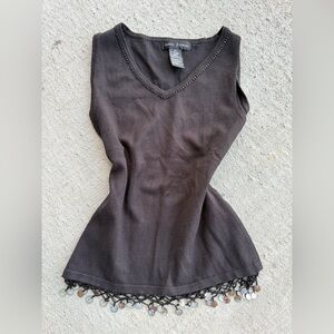 Black Sleeveless Top